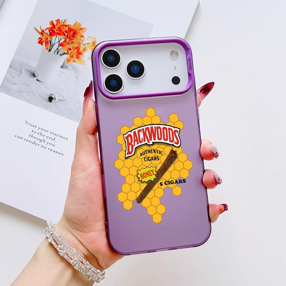 Чехол для телефона с логотипом B-Backwoods для iPhone 17 16 15 14 13 12 11 Pro Max Air Матовый Лазерный Аврора Ударопрочный Funda