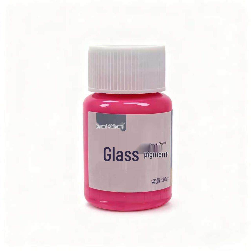 20ml Children's Non-Bake Glass Paint for DIY & Creative Glass Decoration - Waterproof & Handmade