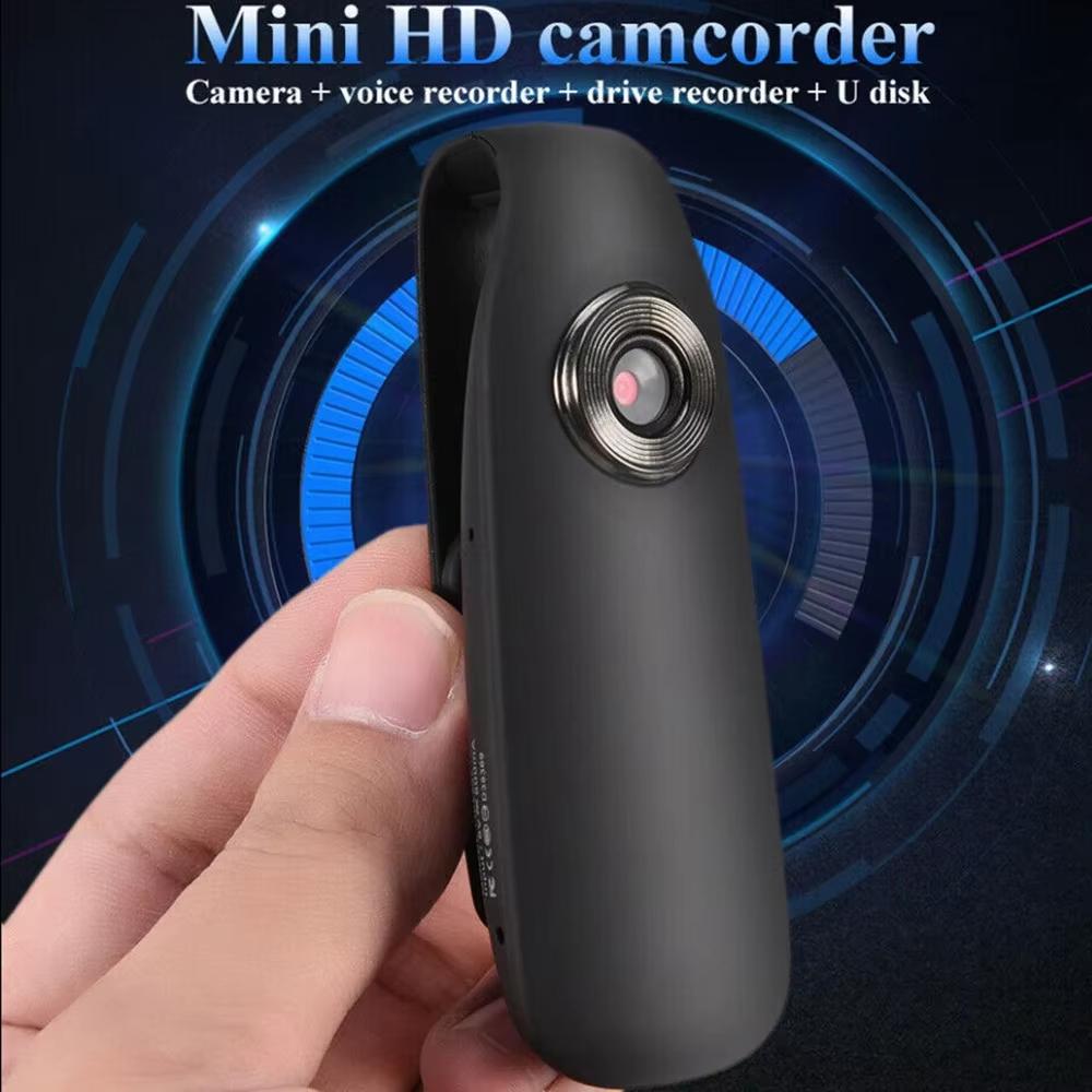 2025 New HD 1080P Mini Camera Back Clip Wearable Compact Body Cam Outdoor Security Sports DV Camcorder Motion Detection Video Recorder