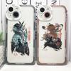 Чехол для телефона Genshin Impact для iPhone 16 15 14 13 12 11 Pro Max Mini XS X XR SE 7 8 Plus Ху Тао Чжун Ли Райдэн Эйген Сяо Funda