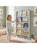 Bookshelf Children's Wall Shelf with Anti-Tip Device 60 x 10 x 98 cm White