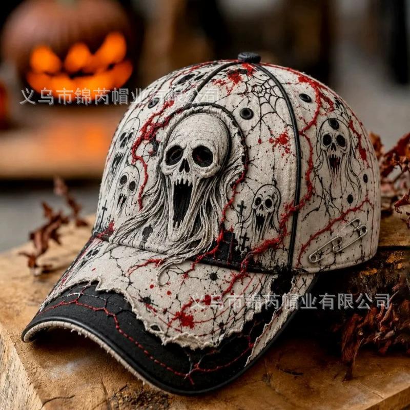 Fashion new 1D digital printing curved brim baseball cap adult casual retro elements