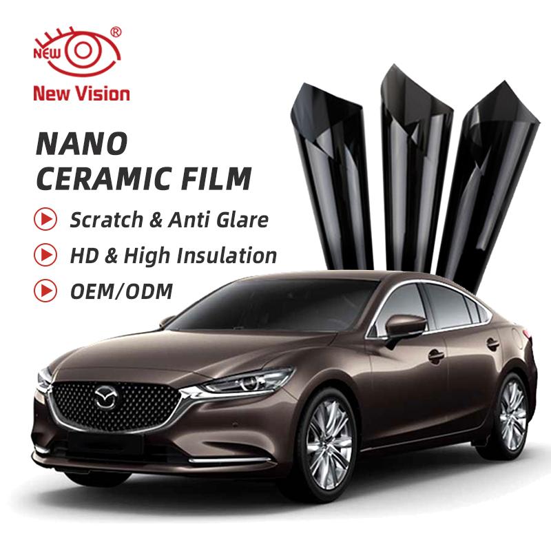 50cmX152cm IR80% UV99% Anti-glare UV Protection High Quality Nano Ceramic Solar Car Window Tint Film