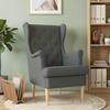 Armchair Dark Grey Fabric