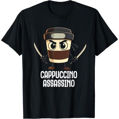 Футболка с мемом Cappuccino Assassino Italian Brainrot