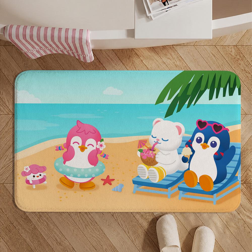 IP-BadanamuS Коврик для пола Мягкий нескользящий коврик для ванной, Прикроватный ковер, Впитывающий коврик для двери для дома