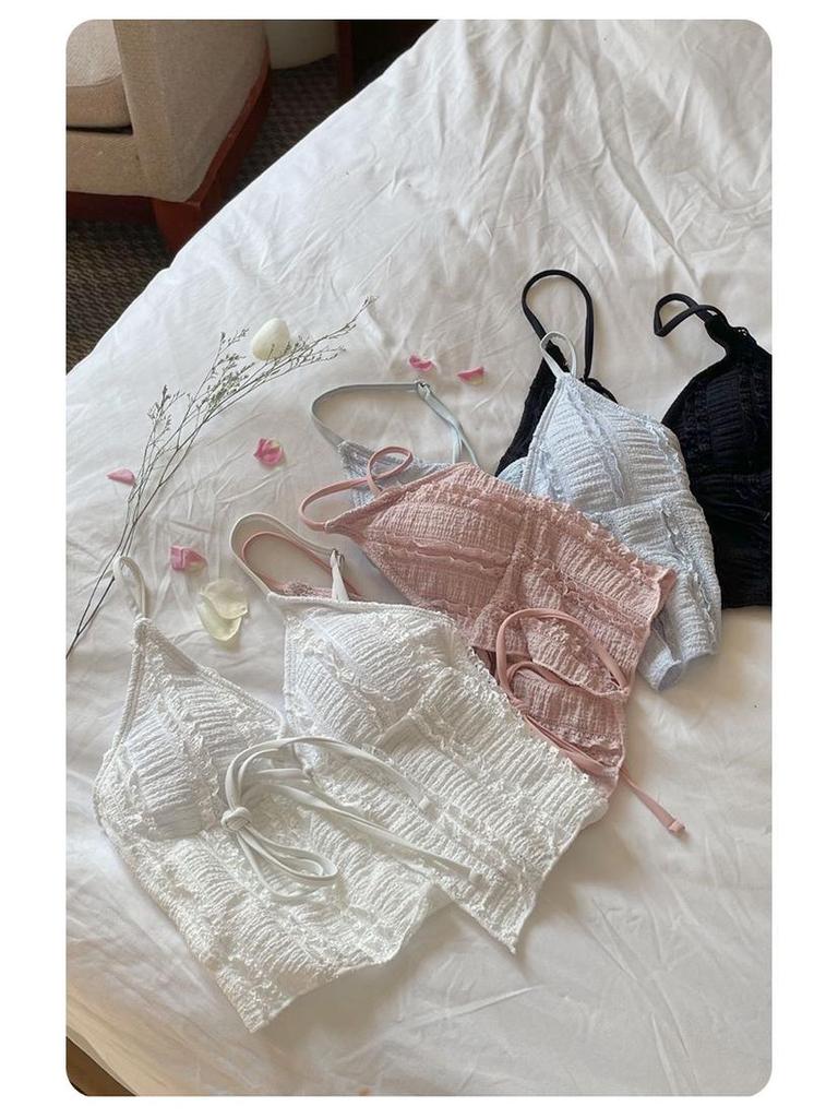 Новый корейский комплект бикини-трикини для маленькой груди: Стиль Pure Desire с майкой с оборками