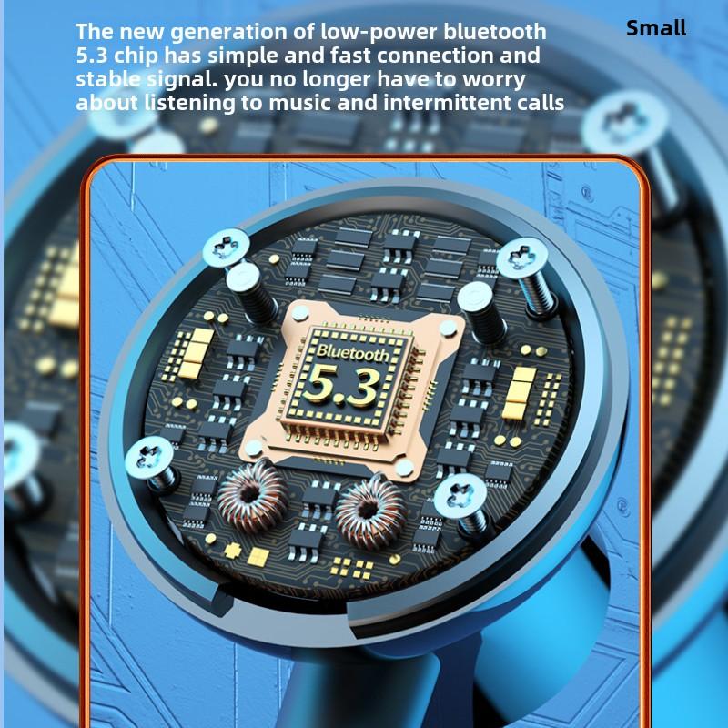 Беспроводная Bluetooth-гарнитура для шеи, висящая на шее, бег, сверхвысокая выносливость, шумоподавление, цифровой дисплей