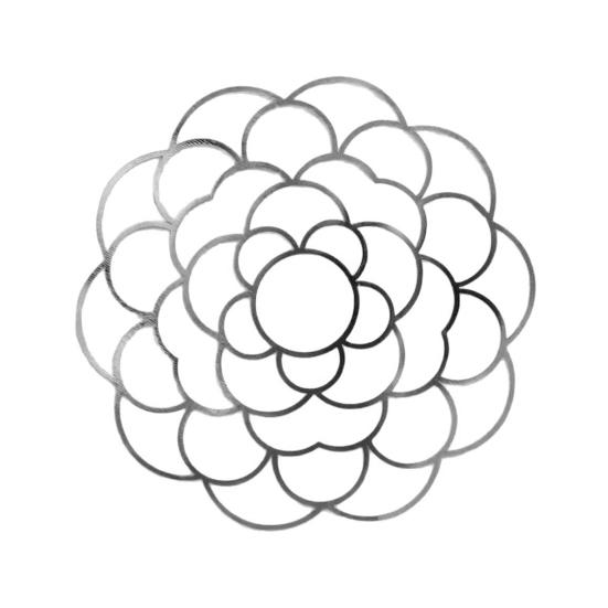 Floral Grid Organizer Stainless Steel 4" 5" 6" Flower Frog Wire Floral Arrangement Grid for Vases Bouquets Dining Table Decoration