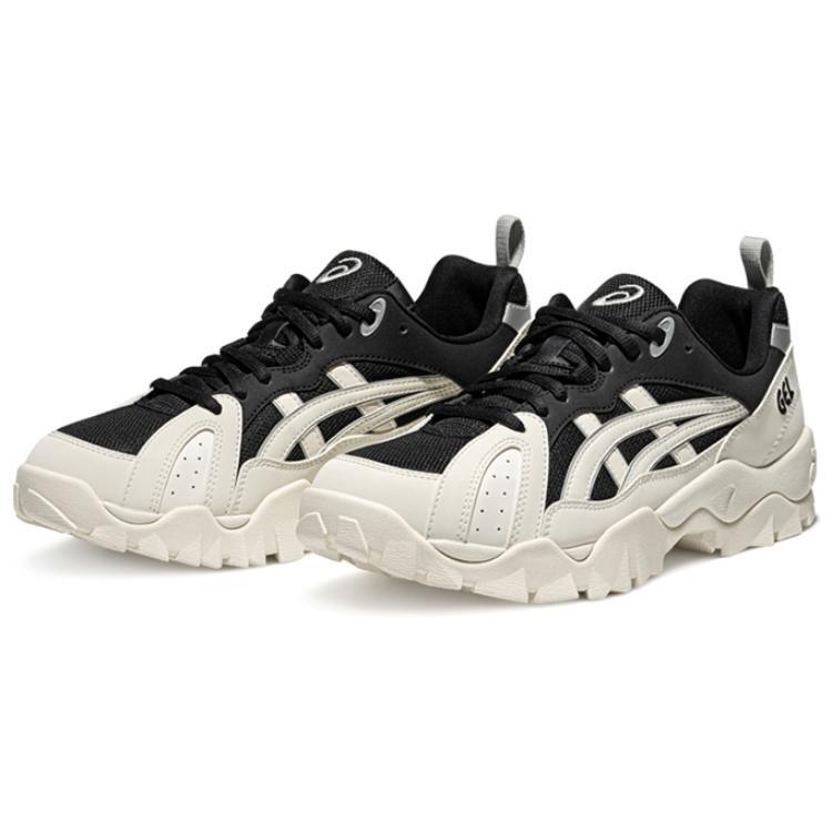 ASICS Gel Truck Abrasion Resistant Slip Resistant Low top Casual Shoes Unisex White Black 1203A485-002