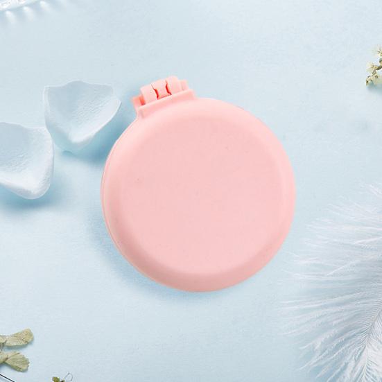 Yousheng Air Cushion Comb Cute Candy Color Portable Folding Comb with Mirror Gentle Massage for Tangle-Free Hair