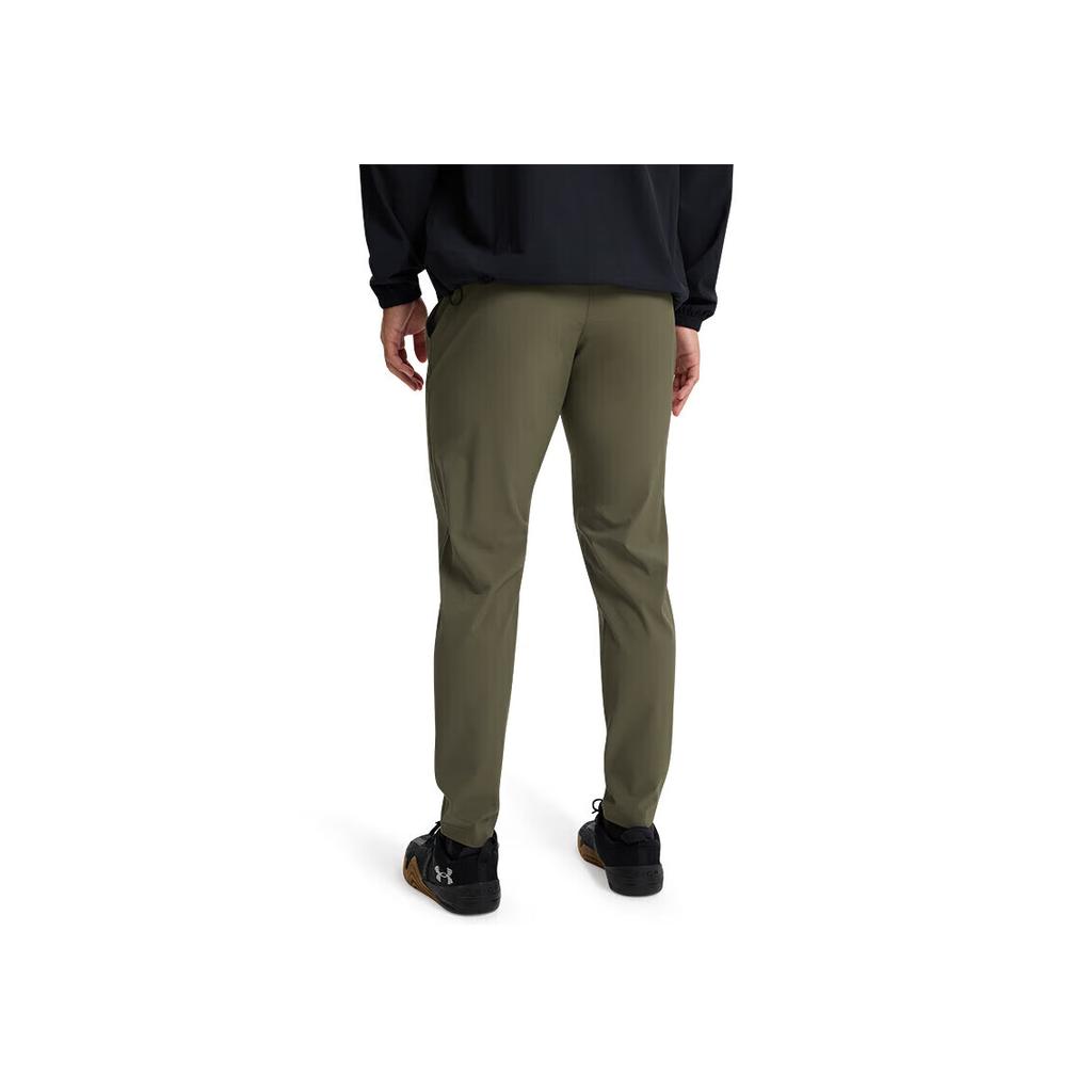 Under Armour UA Vibe Solid Woven Comfortable Training Bottoms Men Bottoms Dark-Green 1386556-390