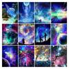 5D DIY Diamond Painting Blue Sky Universe Diamond Embroidery Cross Stitch Kit Full Rhinestone Mosaic Home Decor