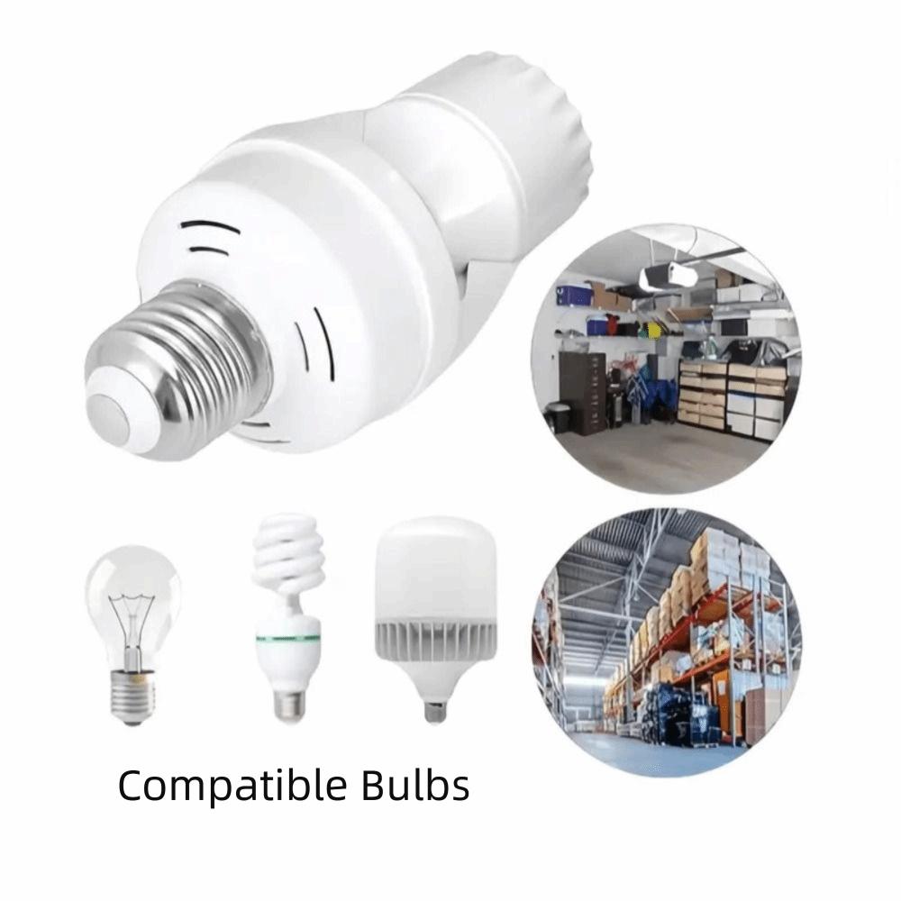 Motion Sensor Smart Light Bulb Holder E27 Socket E27 Adapter for E27 Bulbs Basement Lighting