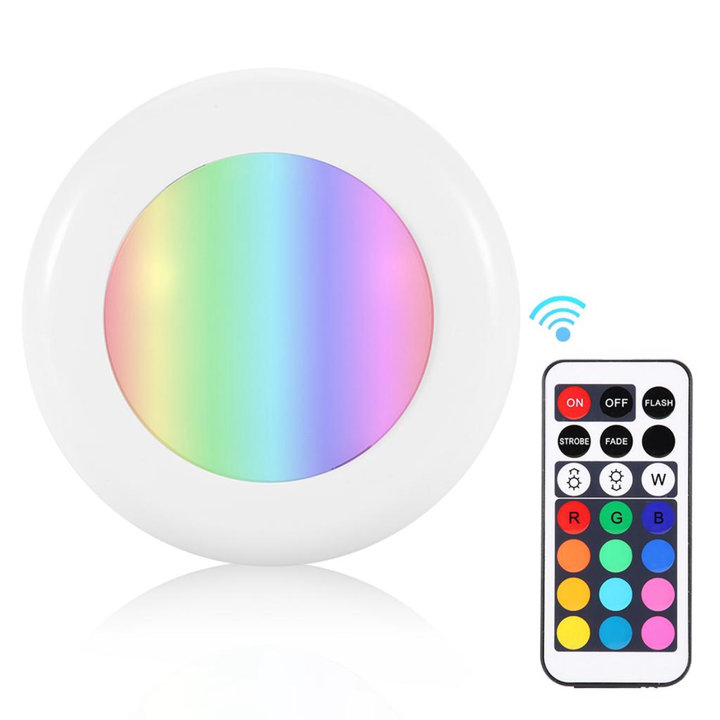 6PCS LED Cabinet Light Human Body Sensor Night Lamp with Remote Control for Home Corridor Indoo