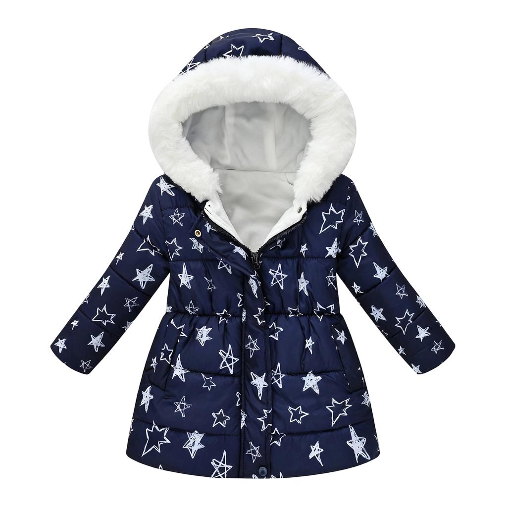 Детское модное пальто