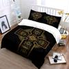 Vintage Celtic Cross Design Bedding Duvet Cover Set Duvet Cover Pillowcases (1 * Duvet Cover 2 * Pillowcases, without duvet insert)