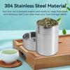 Stainless Steel Stainless Steel Tea Canister Airtight Seal Food Sealed Containers  Sugar