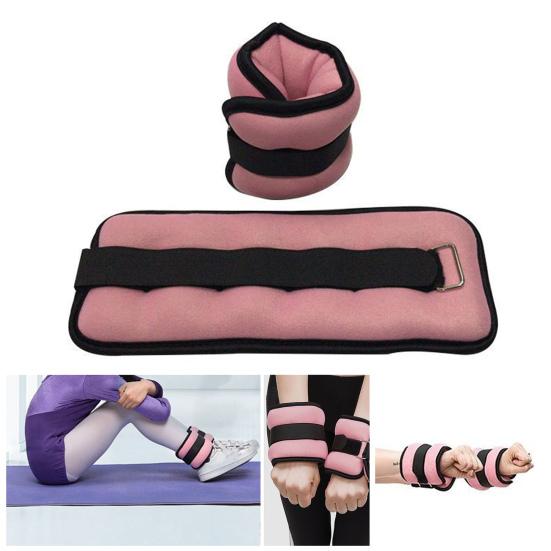 2 шт. спортивные манжеты для ног/запястий, утяжелители для фитнеса, мешочки с песком для ног, рук и лодыжек, для занятий танцами, реабилитации студентов, утяжеленные мешочки с песком для запястий.