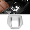 Малый размер автомобильной панели переключения передач, хромированная накладка, подходит для Alfa Romeo Giulia/Stelvio 2017, хромированная текстура автомобиля