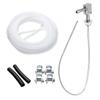 Car Heater Fuel Stand Pipe Hose Gas Tank Pick up Clip Pipe Tube Line with 4 Clamps For Webasto Eberspacher VW T5 T6