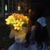 10/15 шт. Ночник-тюльпан с гибкими стеблями, светодиодный букет для домашнего декора, теплый свет, прикроватная лампа для спальни, свадьбы, романтический подарок для