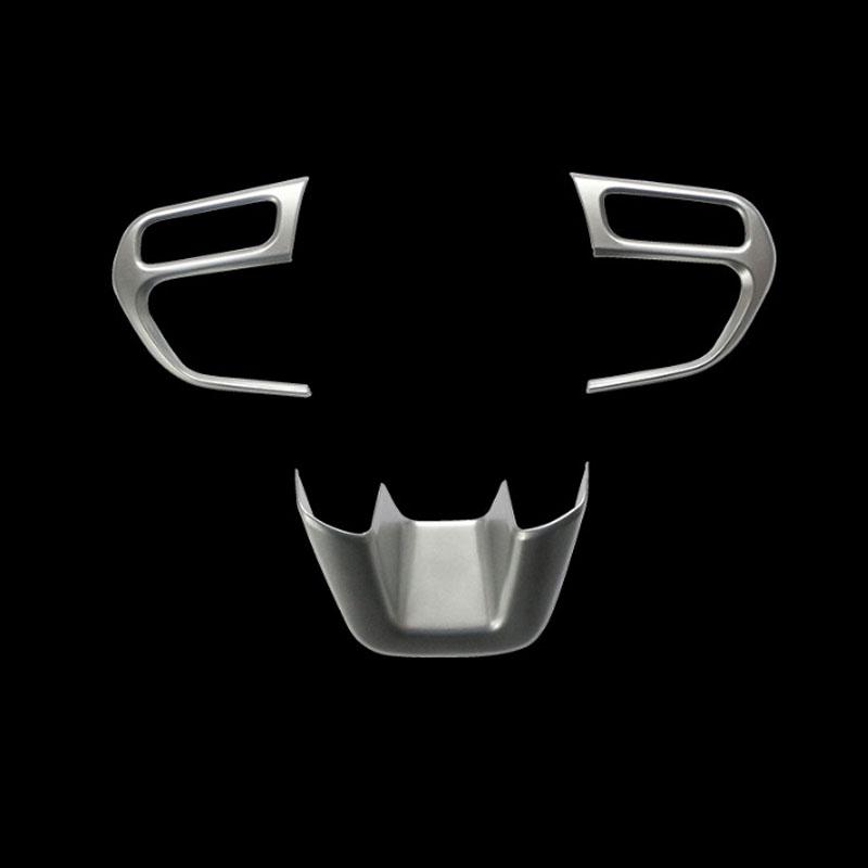 My Good Car Chrome Car Steering Wheel Buttons Knob Cover Trim Sticker Accessories for Jeep Compass 2017 2018 Renegade