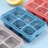 1/3pcs Big Ice Tray Ice Cube Mold Square Shape Ice Cream Maker Tray for Whiskey Cocktails DIY with Lid Silicone Kitchen Tools