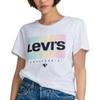 Levis Printed Logo Fashionable Fresh Short Sleeve T-Shirt Women T-Shirts White 17369-0914