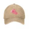 Pink Lion Flying Baseball Cap Cosplay custom caps Luxury Unisex cap Trucker Hat For Women  Unisexs