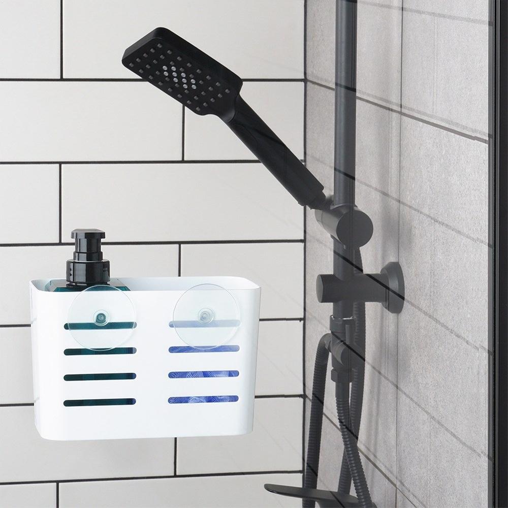 Bathroom Suction Cup Wall Shelf for Shower for Cosmetics and Accessories