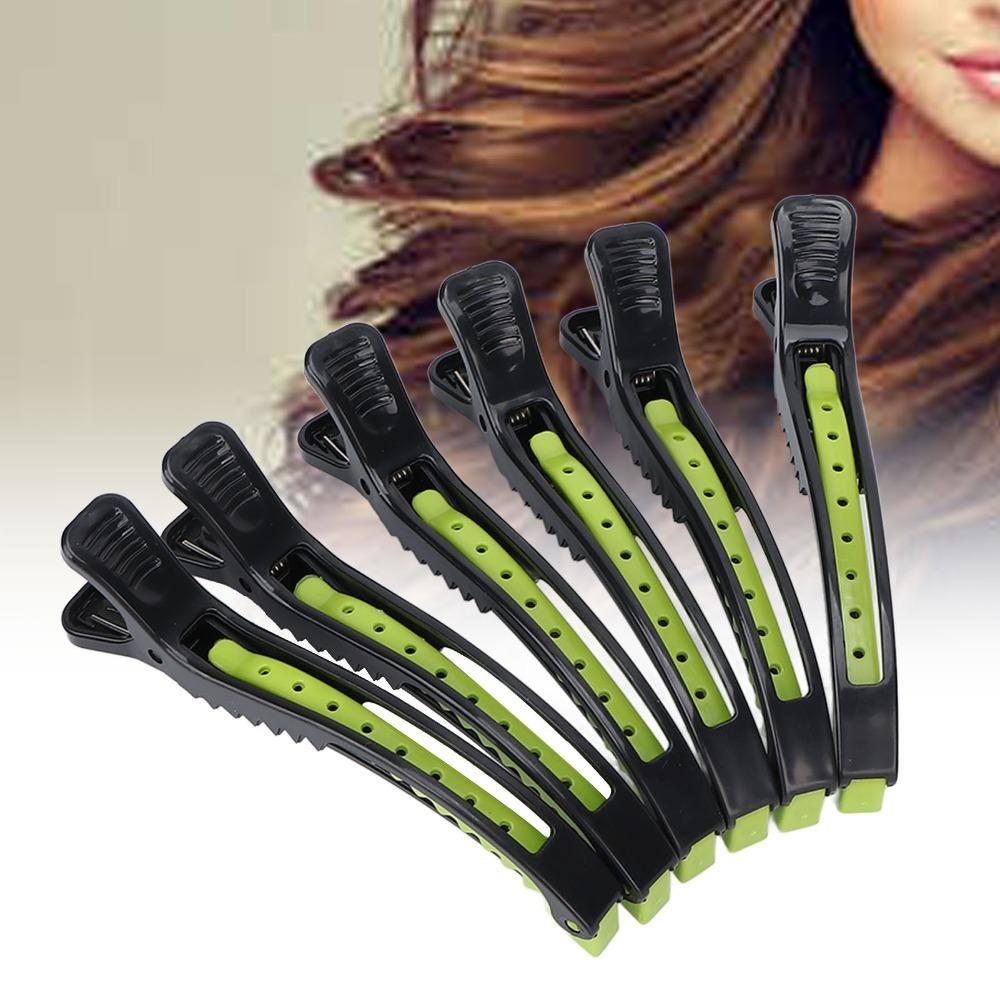 6 PCS Non Slip Sectioning Hair Clip Lightweight Salon Hair Clip Styling Tool Hair Clamp Home Salon
