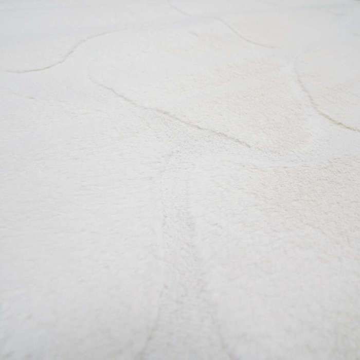 Tapis - THE DECO FACTORY - SEVENTY_ICE_RECTANGULAIRE_BLANC - 160x230 cm - Texture moelleuse - Lavage à la main