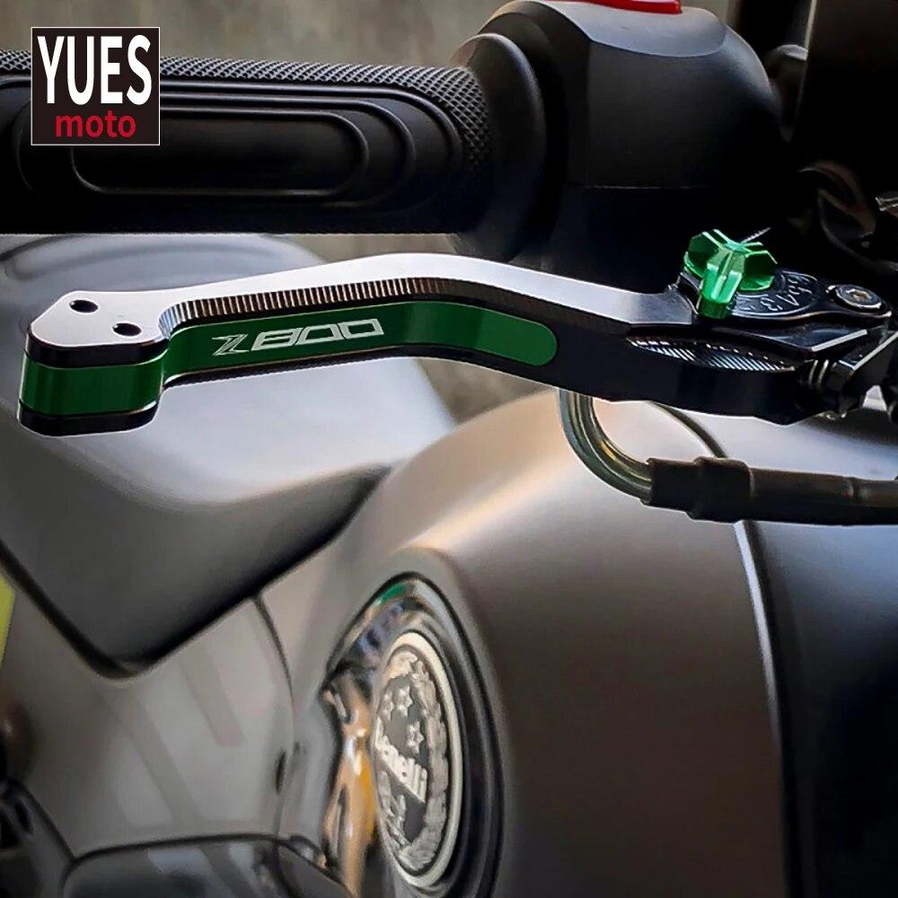 Аксессуары для мотоциклов, короткие регулируемые тормозные рычаги с ЧПУ, 3D ромб, новые рычаги для Kawasaki Z800 E версии Z 800