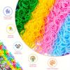 1500 шт./пакет - Разноцветные резинки для изготовления браслетов своими руками, для рукоделия, ожерелий, рождественских подарков, детские игрушки-браслеты для девочек