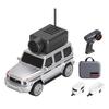 1:64 Mini RC Car, 2.4G WiFi FPV Remote Control Toy Car with 720P HD Camera, Gyro, LED Light, APP Controlled Vehicle for