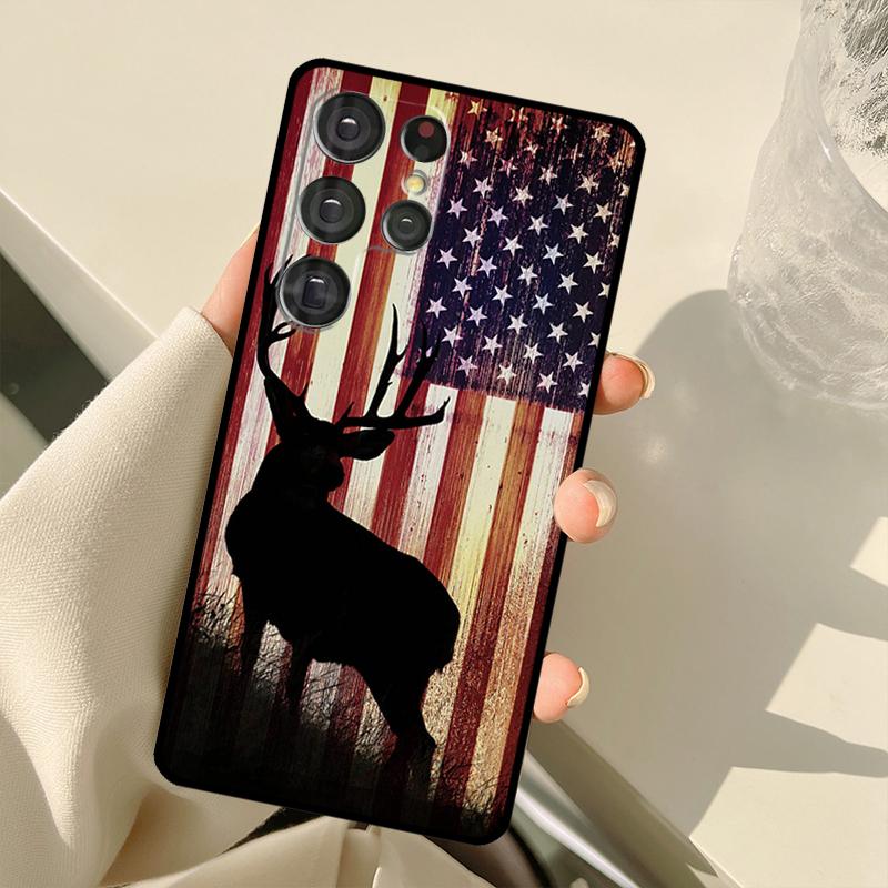 Deer Hunting Camo For Samsung Galaxy S23 S21 S22 Ultra Note 20 S8 S9 S10 Plus Note 10 Plus S20 FE Phone Cover