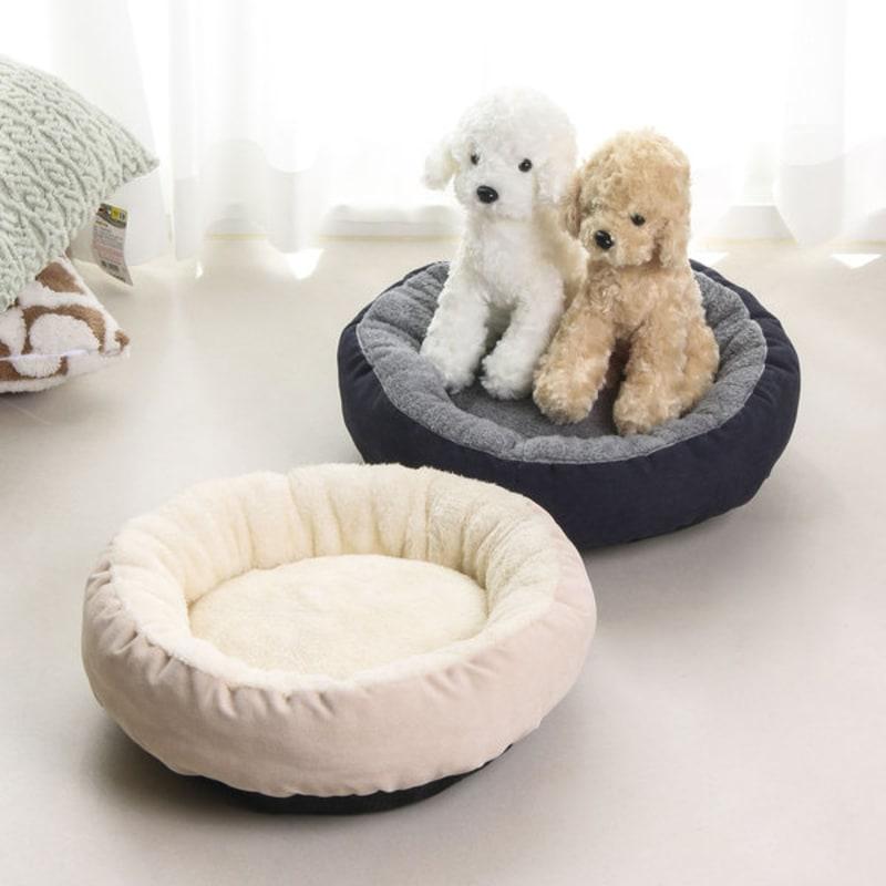 [Pet] Круглая подушка из вельвета