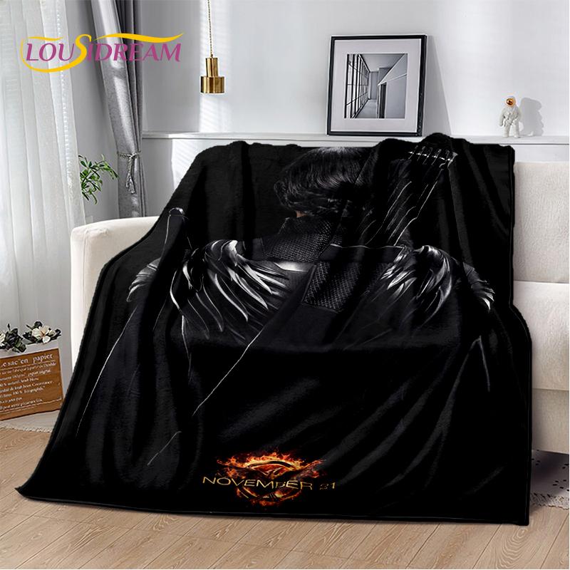 3D The Hunger Games Movie Archer Character Soft Flannel Blanket for Beds Bedroom Sofa Picnic,Throw Blanket for Cover Outdoors