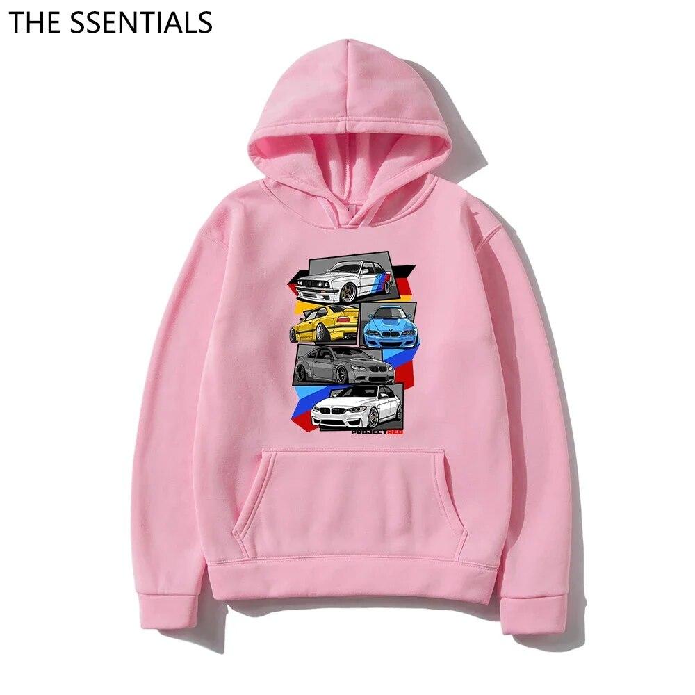 Классические толстовки с капюшоном E30 E46 E92 F80 M3 E36, модная толстовка с буквенным принтом D, пуловер унисекс, пуловер в стиле хип-хоп, толстовка с худи с принтом автомобиля