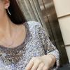 Изысканный набор из колье и серег со звездой из циркония для женщин - Высококачественная, минималистичная цепочка на ключицу