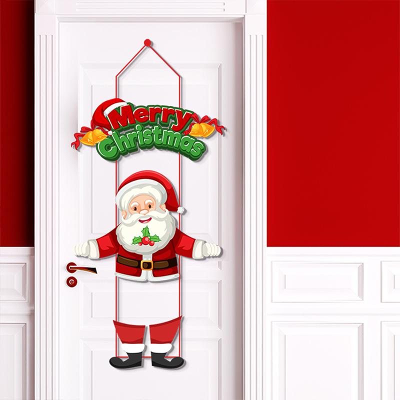 Merry Christmas Hanging Decorations Europe Pendant The United States Christmas New Party Decorative Door Hanging