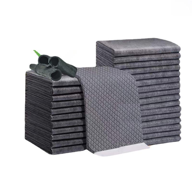 Bamboo Charcoal Pet Urine Pads - Thick, Deodorizing, Disposable, Absorbent Pet Diapers