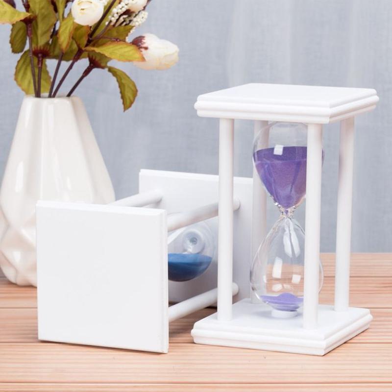 30 минут Песочные песочные часы Обратный отсчет времени Современные деревянные песочные часы Таймер для домашнего декора Украшения Reloj De Arena Подарки на год