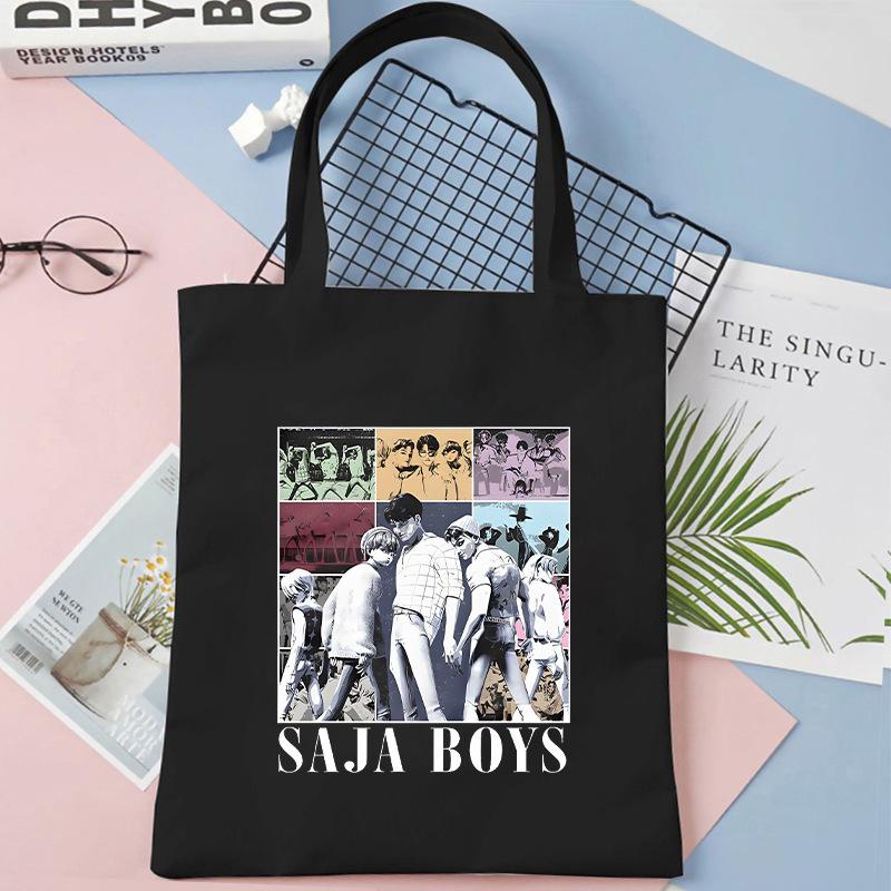 KPOP Demon Hunter Girl Group Saja Boys One-shoulder Canvas Bag Female Student Daily Shopping Handbag