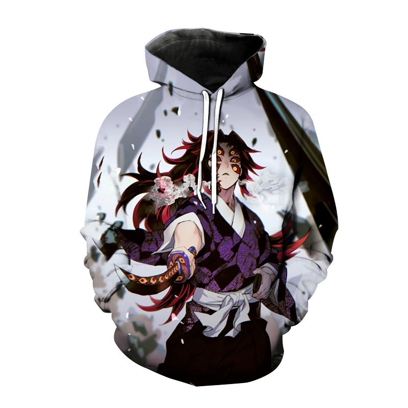 Новые толстовки с капюшоном в стиле аниме Demon Slayer Kimetsu no Yaiba, толстовка с капюшоном с 3D принтом для мужчин и женщин, модная толстовка с капюшоном в стиле хип-хоп, пуловер унисекс, пальто