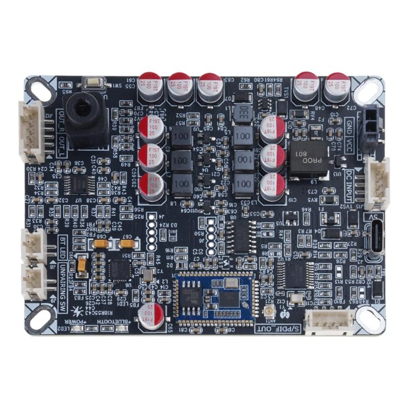 Плата-приемник звука QCC5171 BLE5.3 с поддержкой LDAC, коаксиальным и 3,5-мм выходами обеспечивает беспроводное качество звука