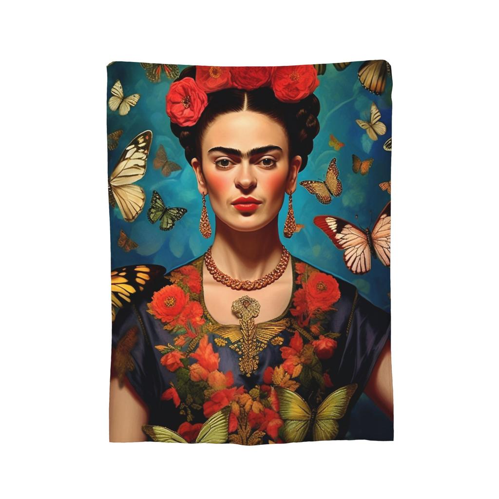 Ф-Фрида К-Кало Флисовый плед Пледы для дивана автомобиля Легкое тонкое одеяло для спальни,