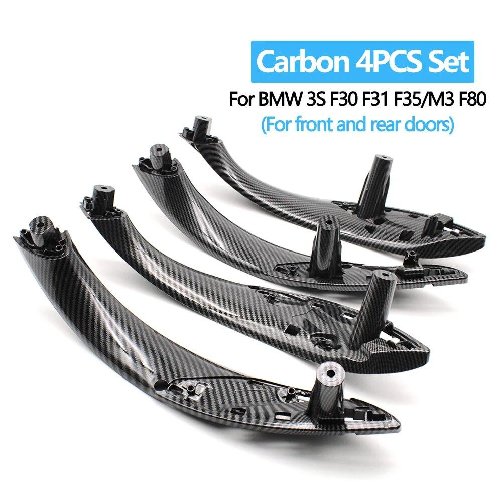 Car Door Handle Inside Pull Trim Cover For BMW 3 4 Series M3 M4 F30 F31 F32 F33 F34 F35 F36 F80 F82 F83 316d 318d 320d 325d