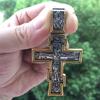 Vintage Men 'S Christian Jesus Cross Pendant Necklace Retro Gothic Punk Horror Skull Necklace Fashion Men 'S Religious Jewelry
